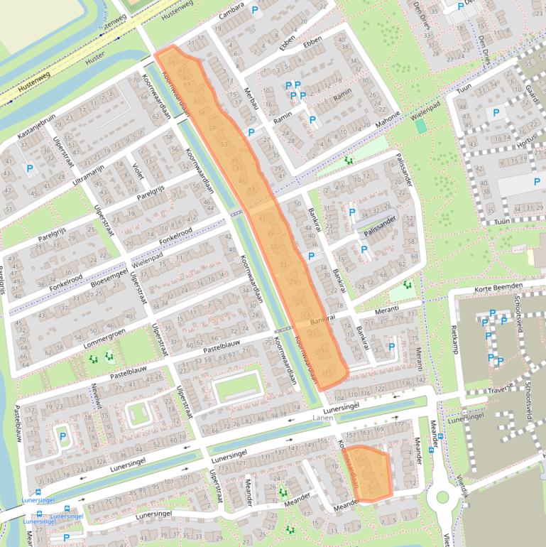 Kaart van postcodegebied 5245CN.