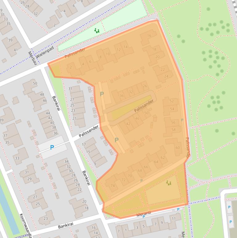 Kaart van postcodegebied 5245CT.