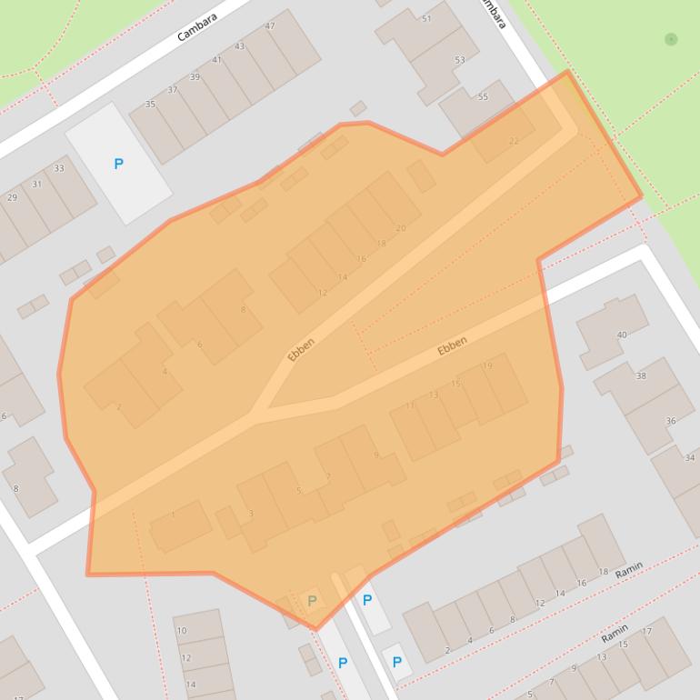 Kaart van postcodegebied 5245DX.