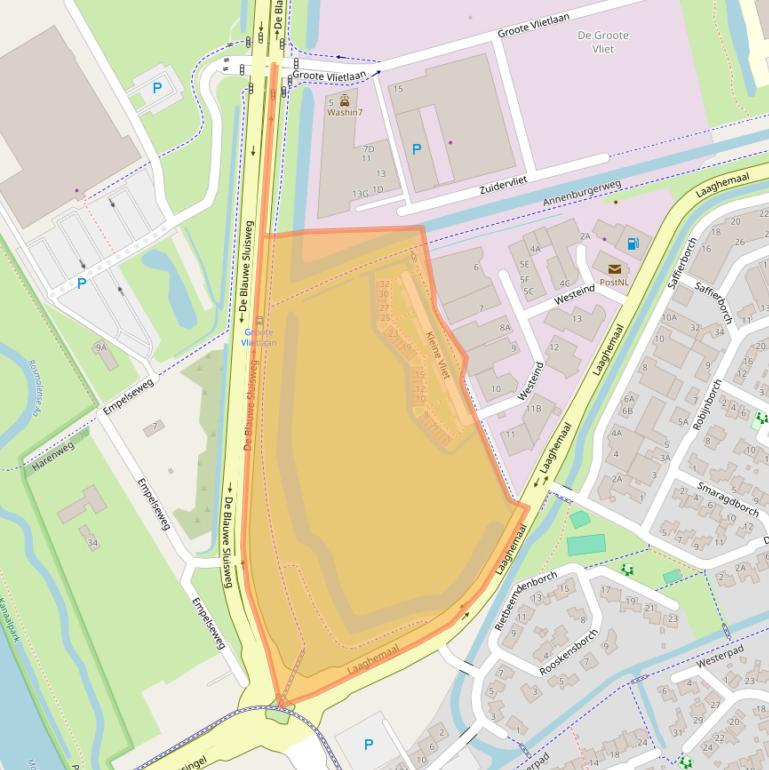 Kaart van postcodegebied 5245NM.