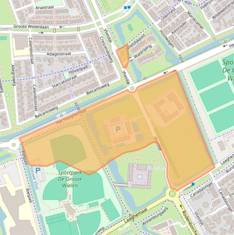 Kaart van postcodegebied 5245RH.