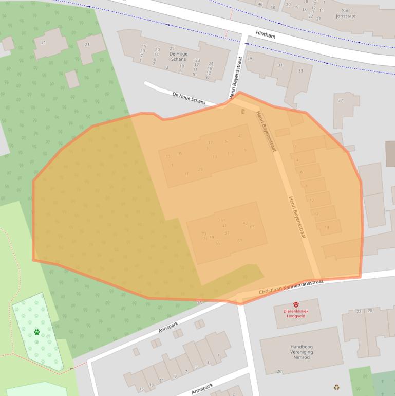 Kaart van postcodegebied 5246AL.