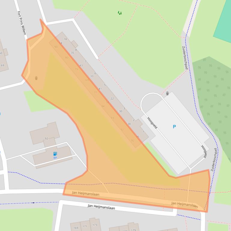 Kaart van postcodegebied 5246BG.