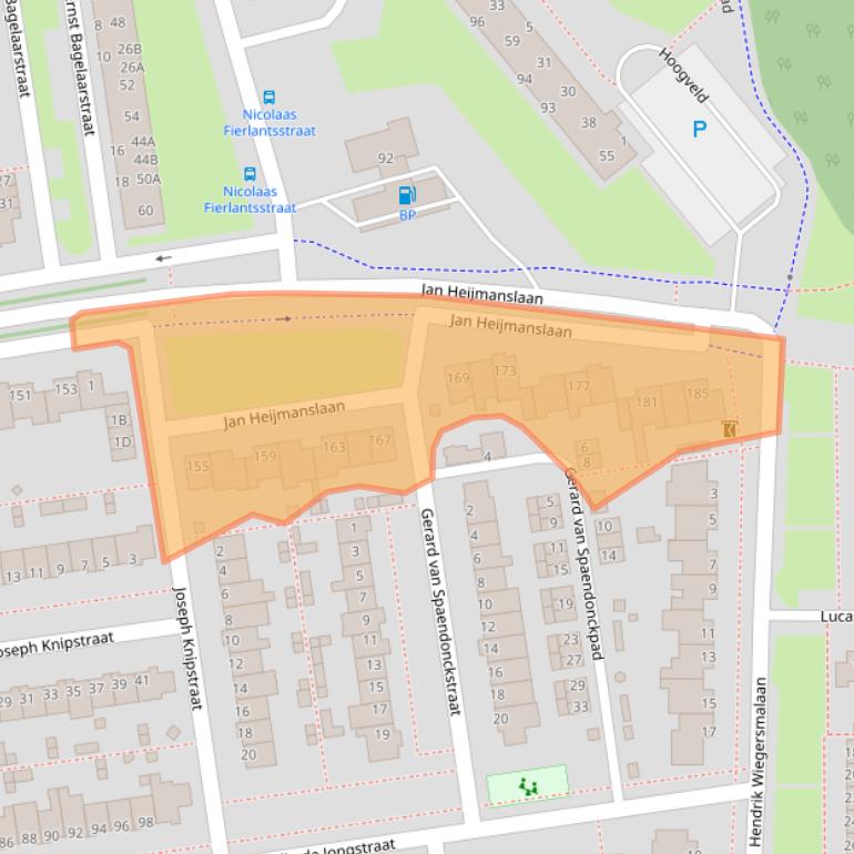 Kaart van postcodegebied 5246BL.