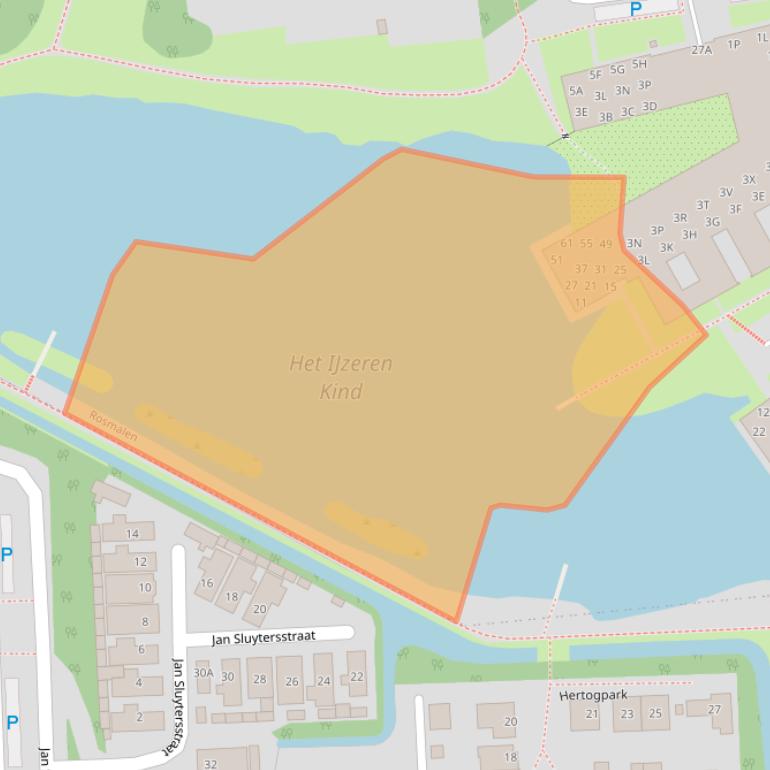 Kaart van postcodegebied 5246BT.