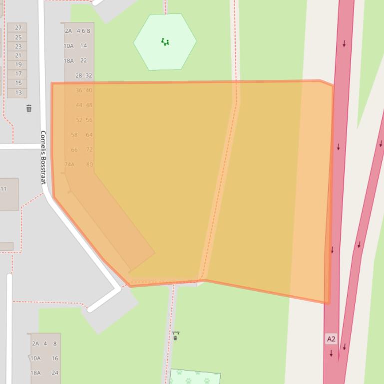 Kaart van postcodegebied 5246CK.