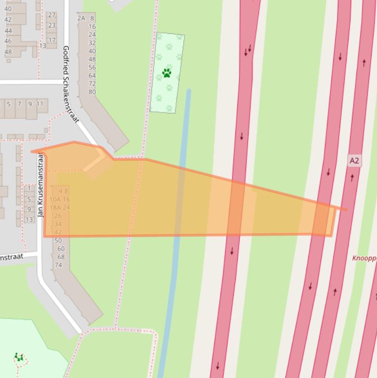 Kaart van postcodegebied 5246CP.