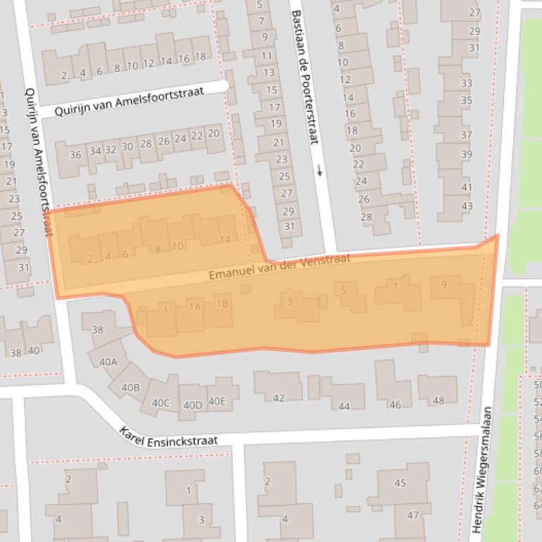 Kaart van postcodegebied 5246CS.