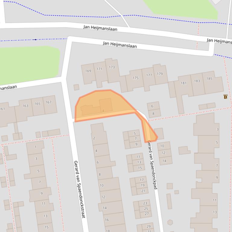 Kaart van postcodegebied 5246EN.