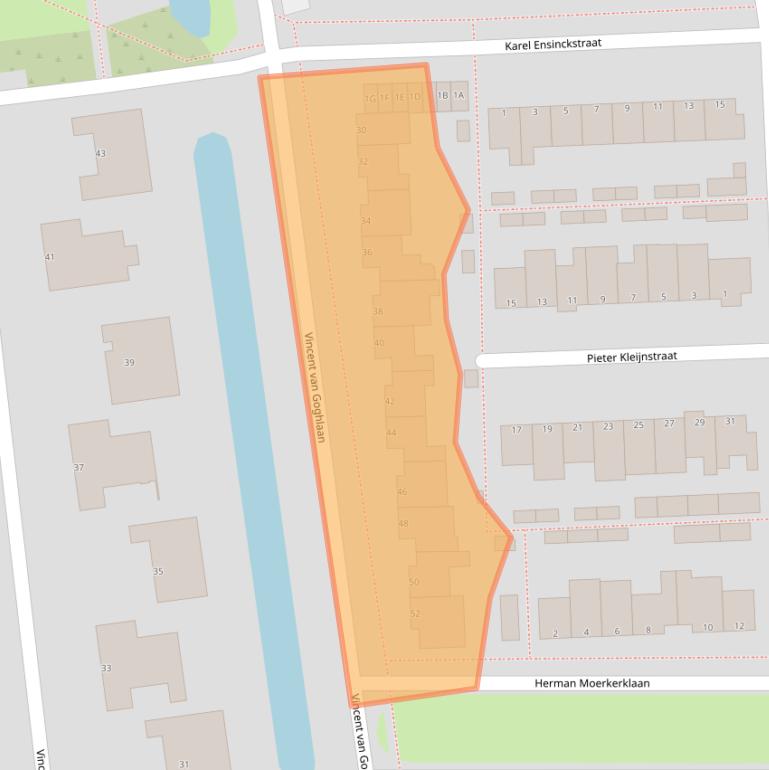 Kaart van postcodegebied 5246GC.