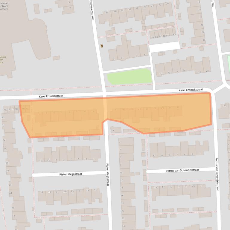 Kaart van postcodegebied 5246GK.