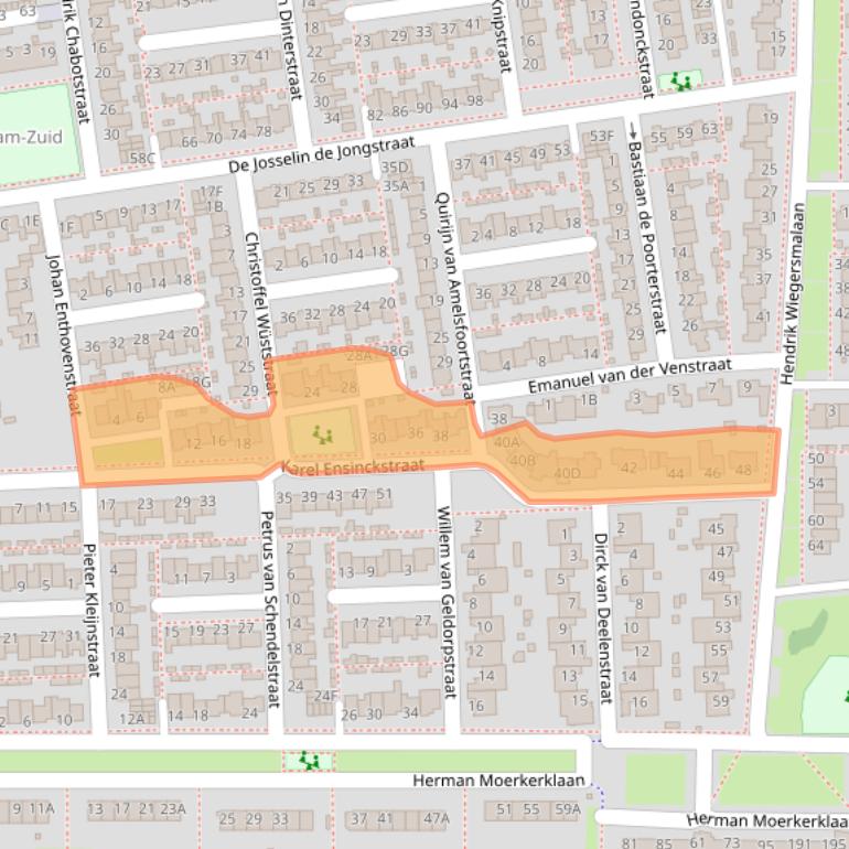 Kaart van postcodegebied 5246GM.