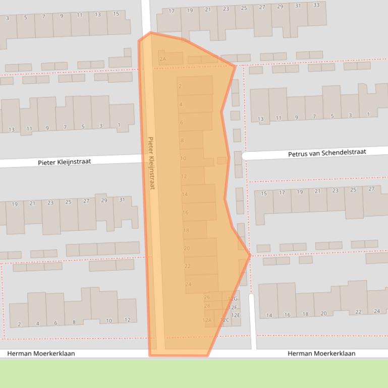 Kaart van postcodegebied 5246GT.