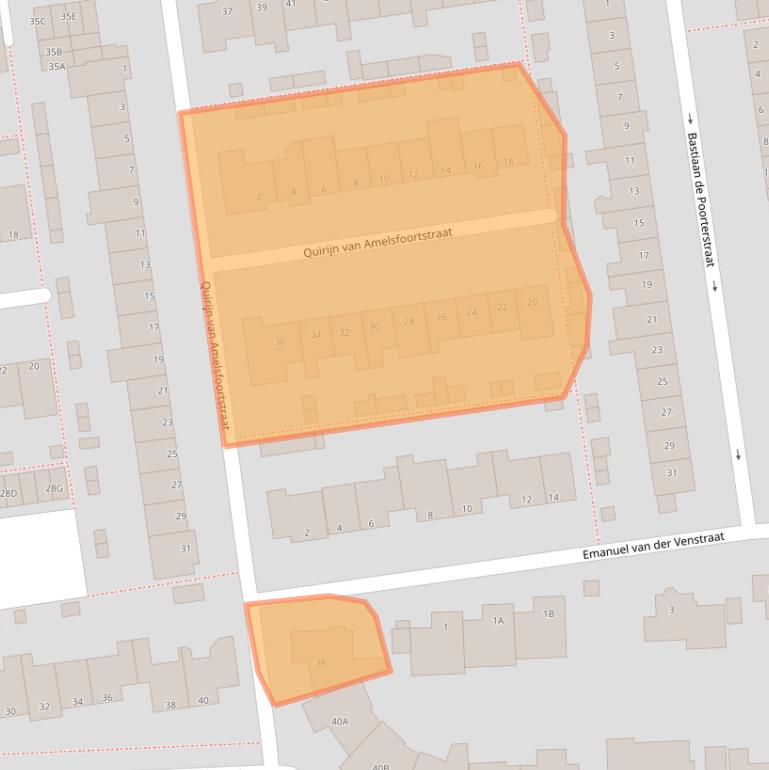 Kaart van postcodegebied 5246GZ.