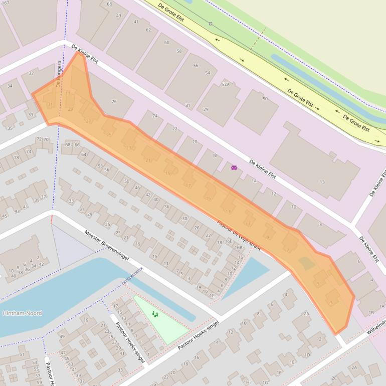Kaart van postcodegebied 5246JA.