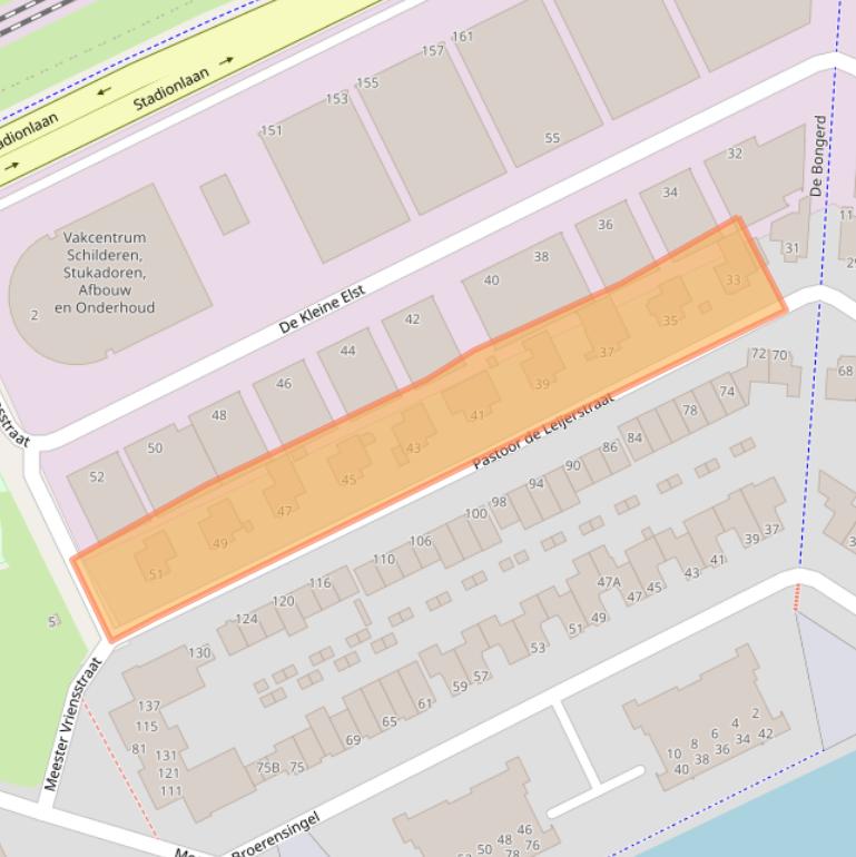 Kaart van postcodegebied 5246JB.