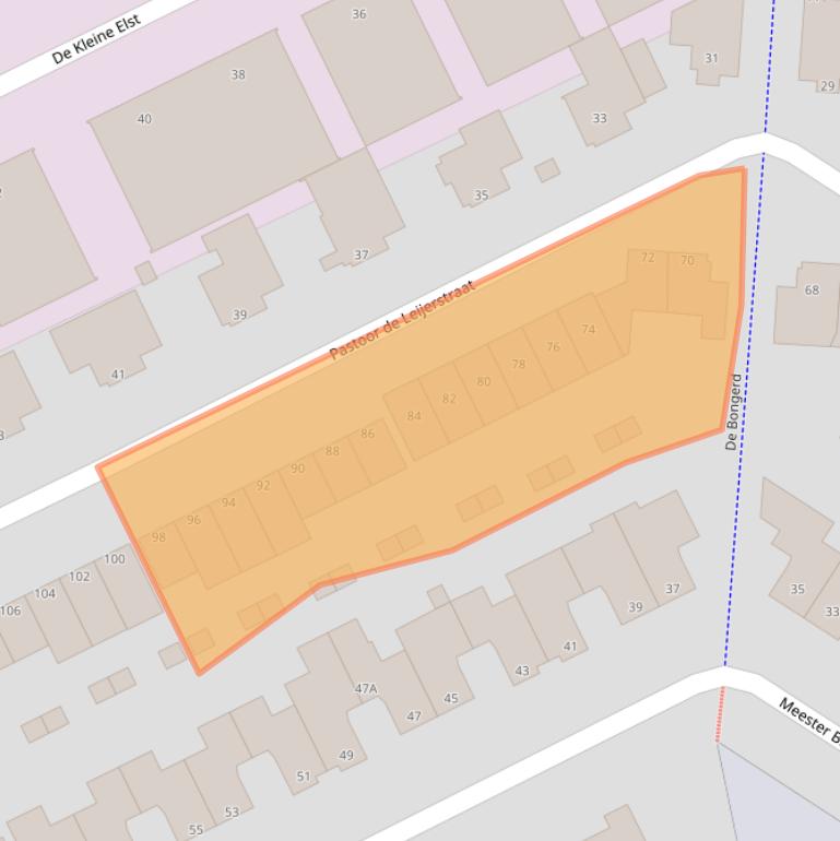 Kaart van postcodegebied 5246JE.