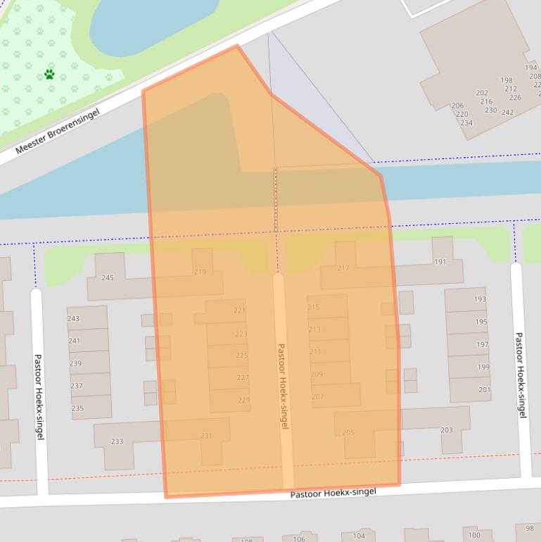 Kaart van postcodegebied 5246PJ.