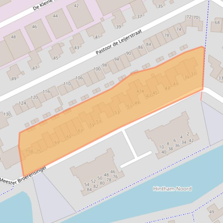 Kaart van postcodegebied 5246RB.