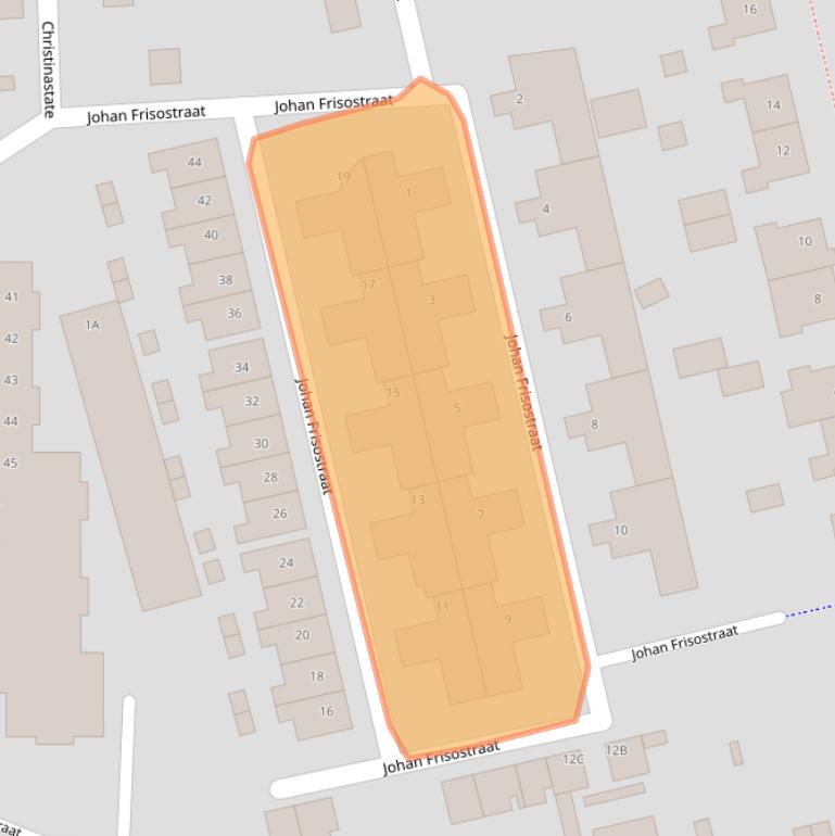 Kaart van postcodegebied 5246TG.