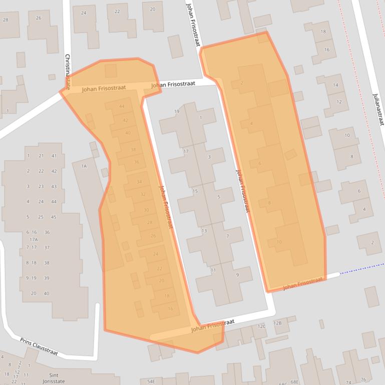 Kaart van postcodegebied 5246TH.