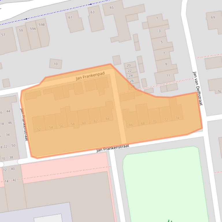 Kaart van postcodegebied 5246VC.