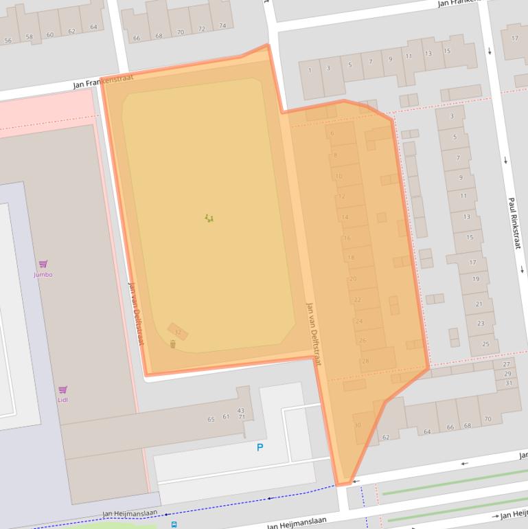 Kaart van postcodegebied 5246VJ.