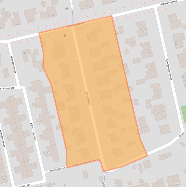 Kaart van postcodegebied 5246XG.