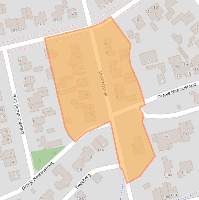 Kaart van postcodegebied 5246XJ.