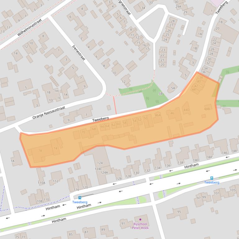 Kaart van postcodegebied 5246XN.