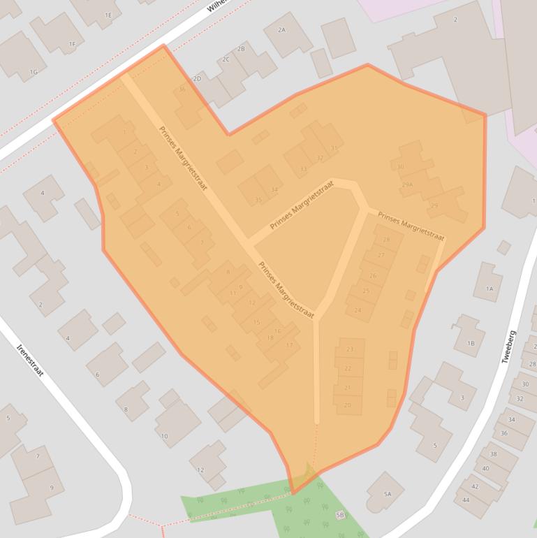 Kaart van postcodegebied 5246XS.