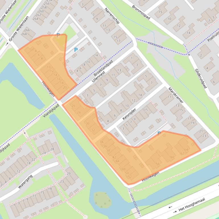 Kaart van postcodegebied 5247HA.