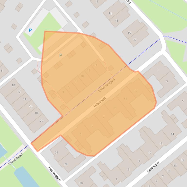 Kaart van postcodegebied 5247HB.