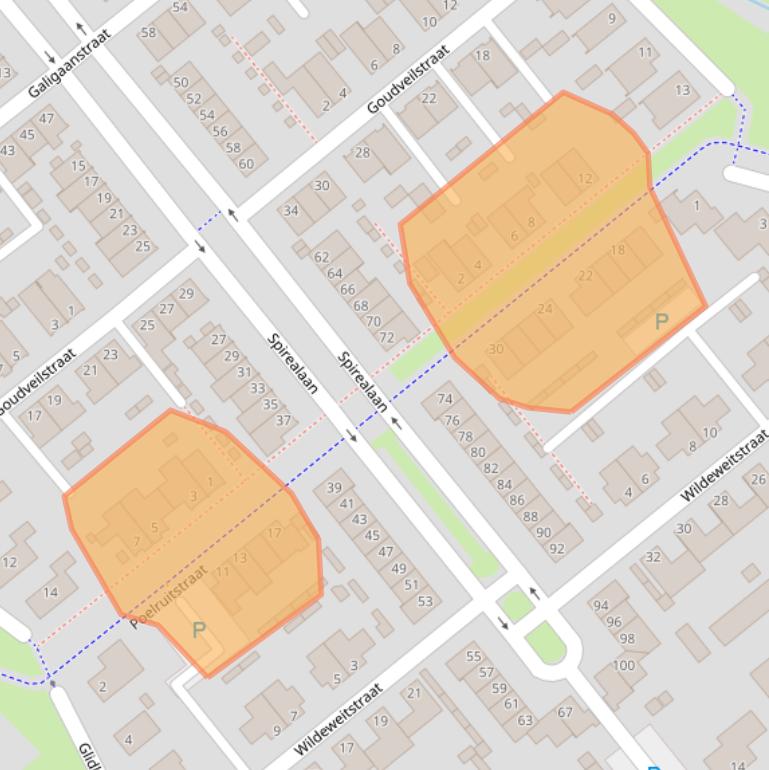 Kaart van postcodegebied 5247HS.