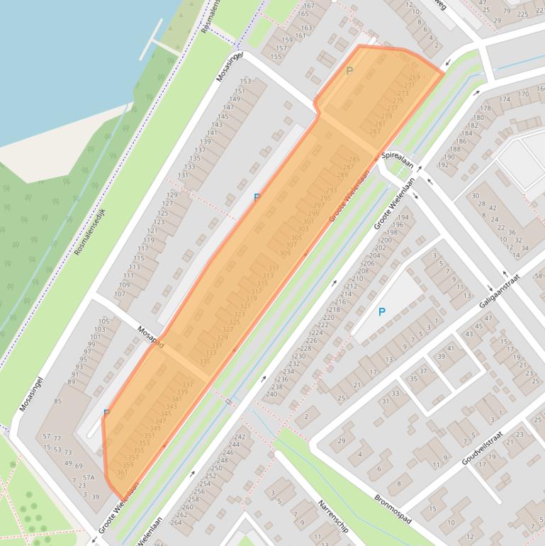 Kaart van postcodegebied 5247JC.