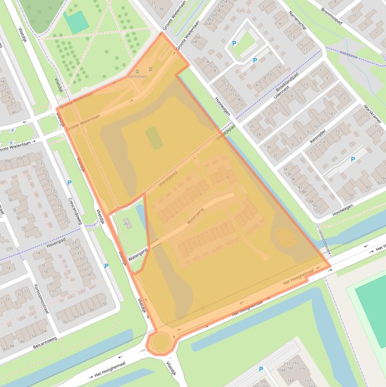 Kaart van postcodegebied 5247JZ.