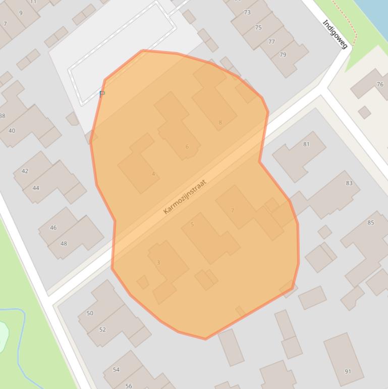 Kaart van postcodegebied 5247KE.