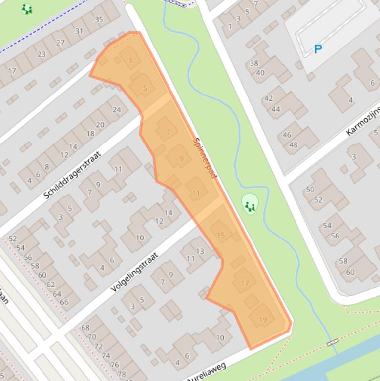 Kaart van postcodegebied 5247KN.