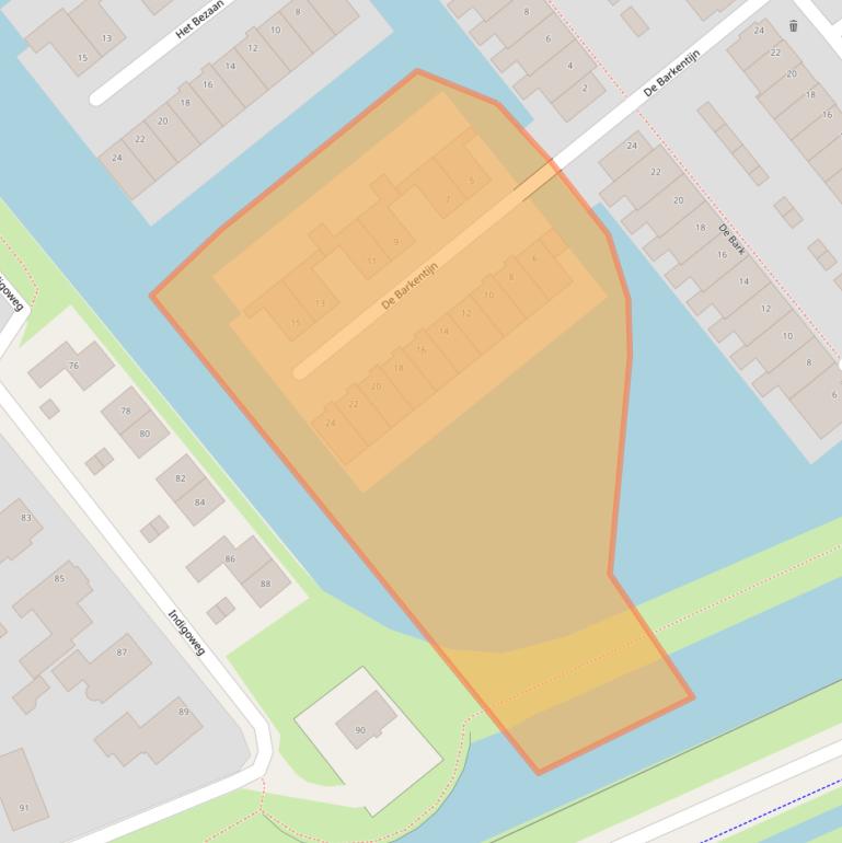 Kaart van postcodegebied 5247LC.