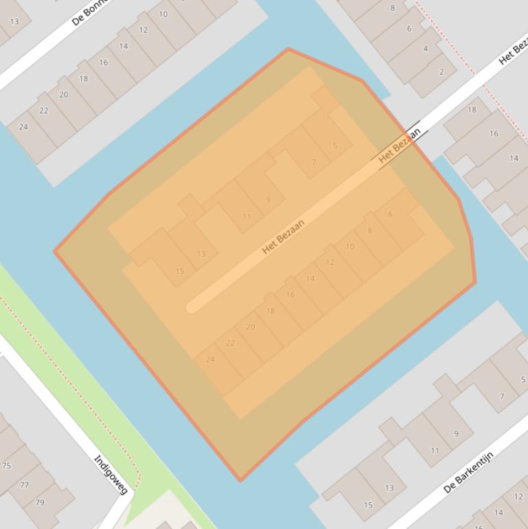 Kaart van postcodegebied 5247LE.