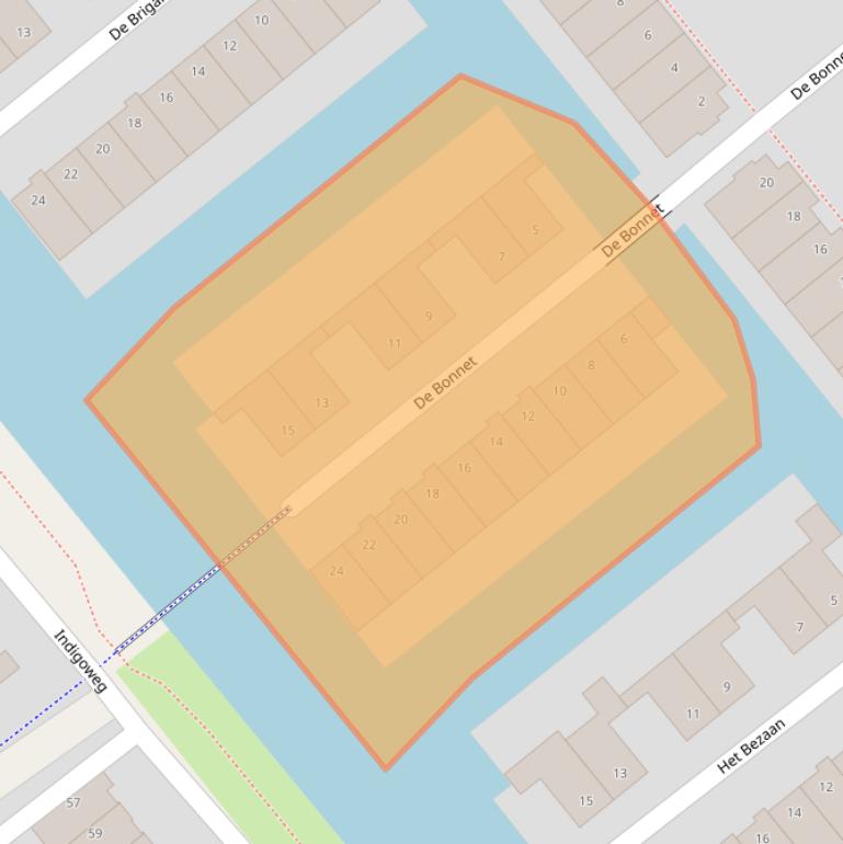 Kaart van postcodegebied 5247LH.