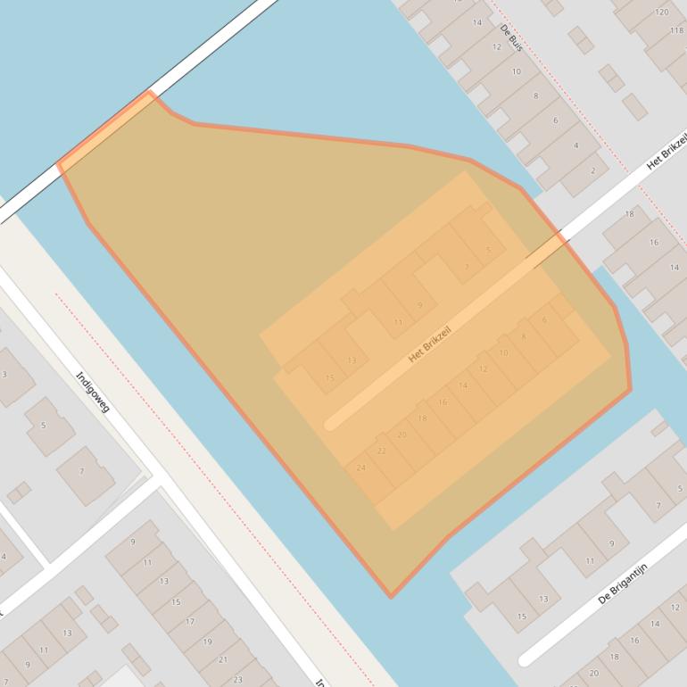 Kaart van postcodegebied 5247LM.