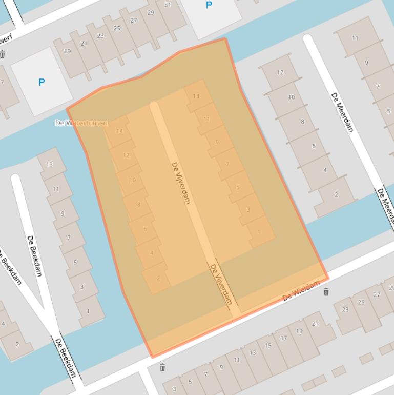 Kaart van postcodegebied 5247MG.