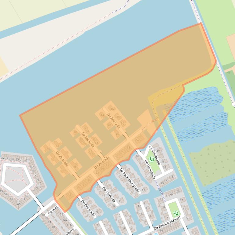 Kaart van postcodegebied 5247MP.