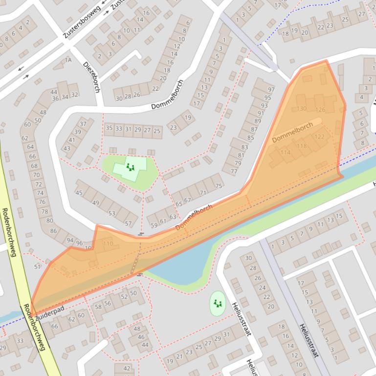 Kaart van postcodegebied 5247SH.