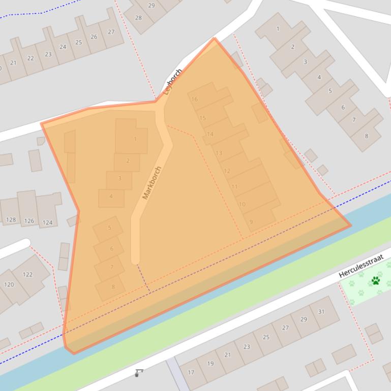 Kaart van postcodegebied 5247SL.