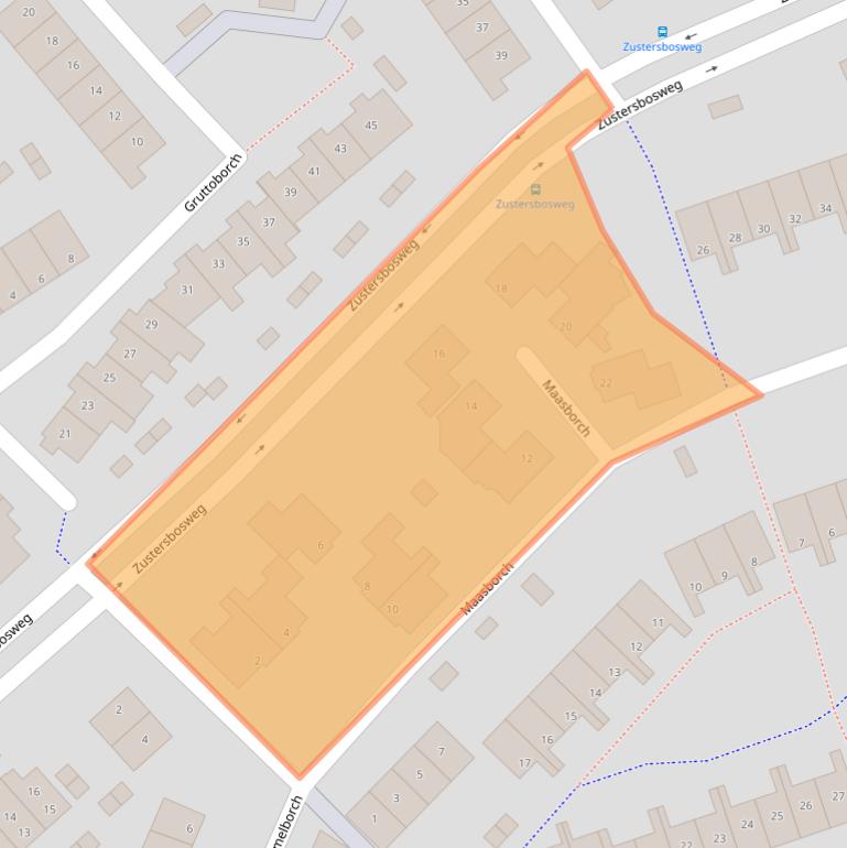 Kaart van postcodegebied 5247SR.