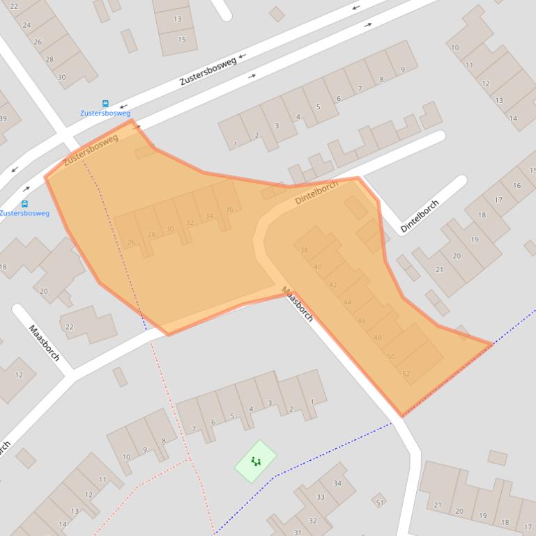 Kaart van postcodegebied 5247ST.