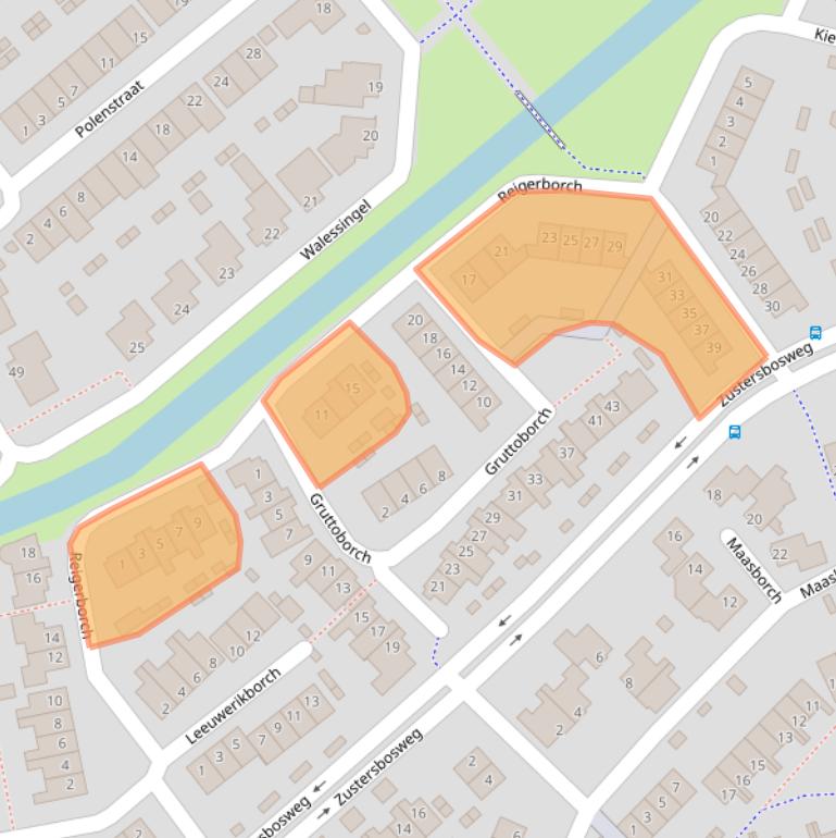 Kaart van postcodegebied 5247TD.