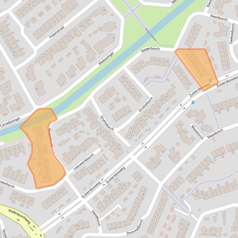 Kaart van postcodegebied 5247TE.